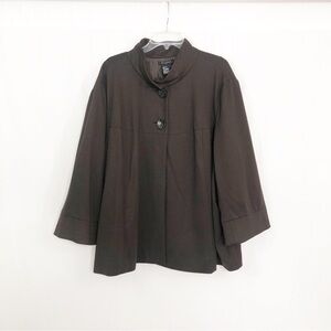Sandro Dark Brown Women's Jacket